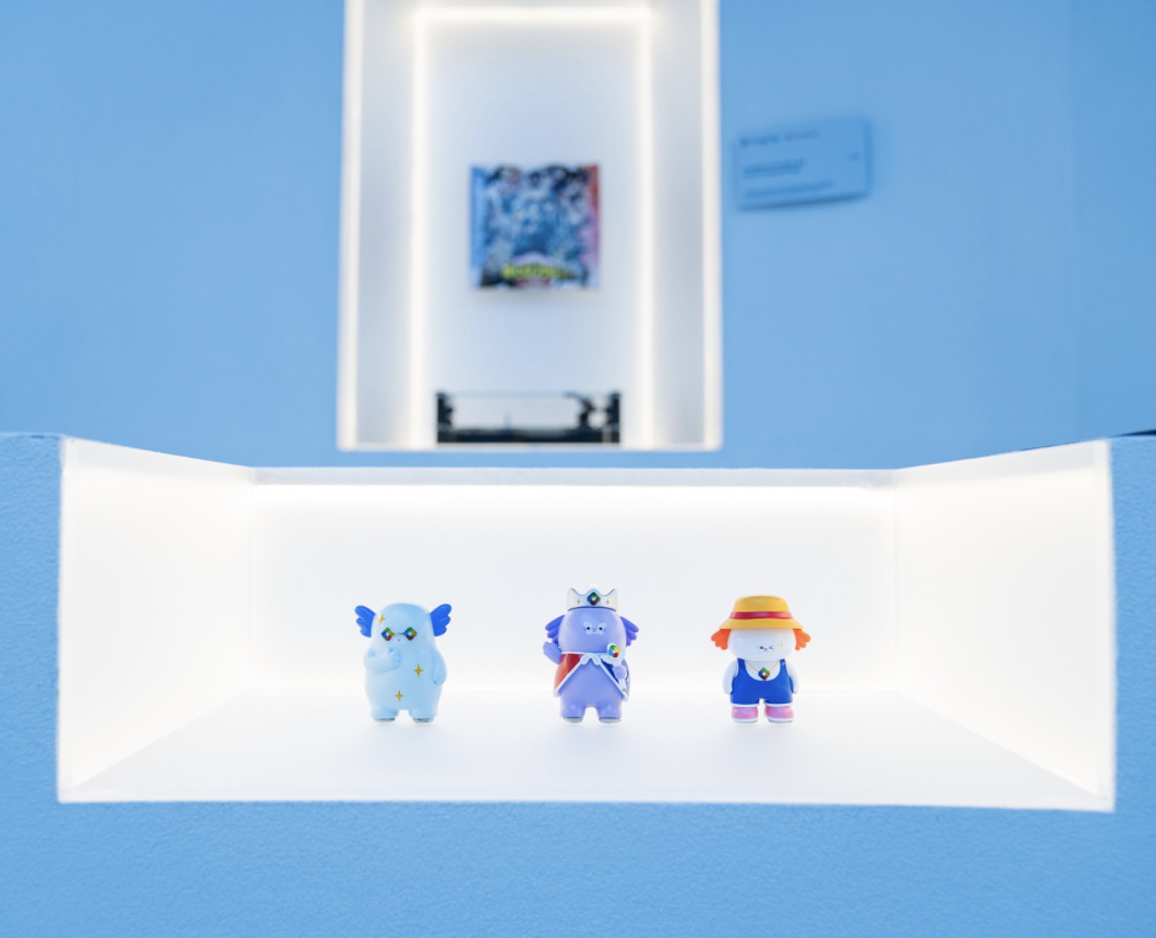 Three limited Hanhan collectibles created by OOi for Google Play at San Diego Comic-Con