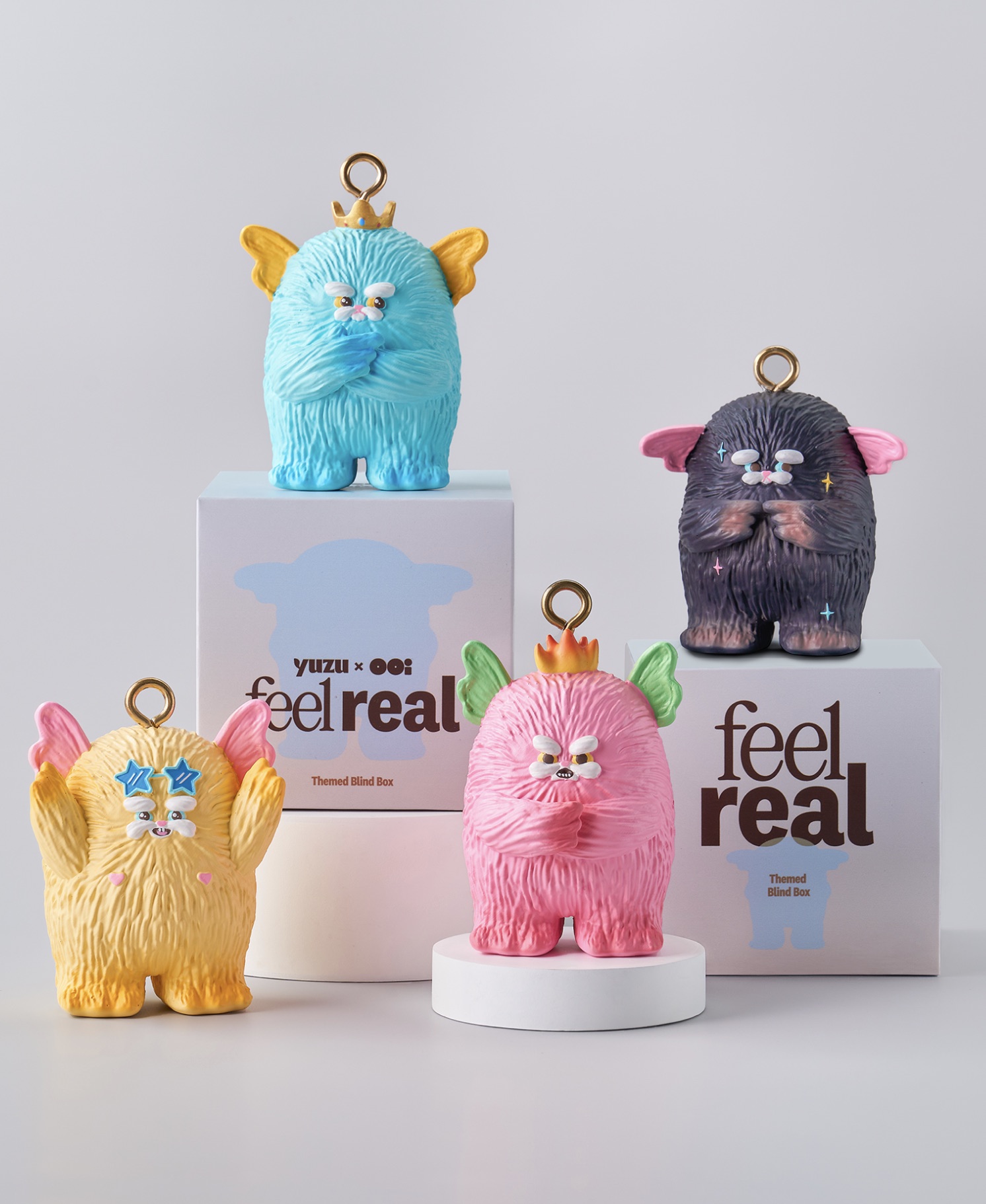 Feel Real limited Hanhan blind-box collection created by OOi for Match Group